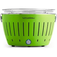 photo portable standard charcoal barbecue with usb cable - green + 2 kg natural charcoal 2